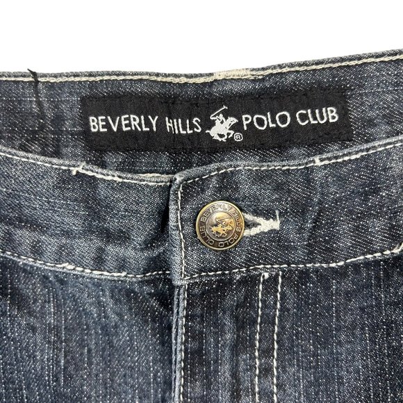 Beverly Hills Polo Club Denim Jeans Men's 34x32 Straight Leg Cotton EUC - Picture 2 of 15